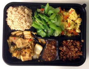 To-go bento box at Sweet Veggie - West Covina in West Covina