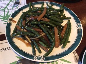 Main entrees 23 ginger chicken  at Veggie Heaven in Montclair