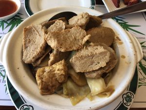 三杯雞 at Veggie Heaven in Montclair