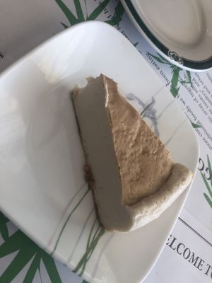 Soy vanilla cheesecake   at Veggie Heaven in Montclair
