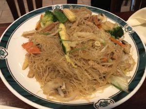 Sautéed rice noodle   at Veggie Heaven in Montclair