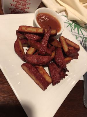 27. barbecued ribs   at Veggie Heaven in Montclair