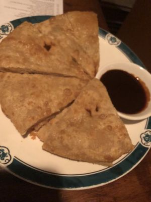 28 scallion pancakes   at Veggie Heaven in Montclair