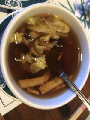 Hot and sour soup   at Veggie Heaven in Montclair