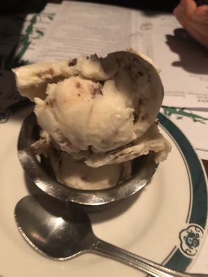 Butter pecan ice cream   at Veggie Heaven in Montclair
