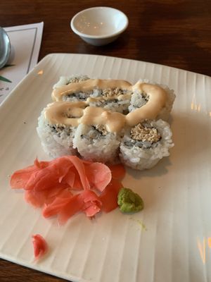 Spicy “tuna” roll #Veganuary at Veggie Heaven in Montclair