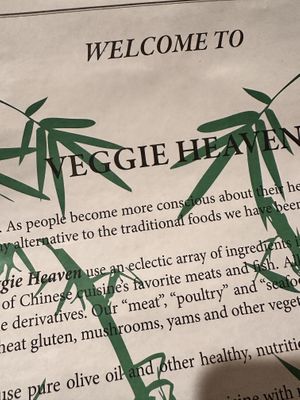   at Veggie Heaven in Montclair