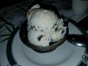 Vegan vanilla chocolate chip ice cream  at Veggie Heaven in Montclair