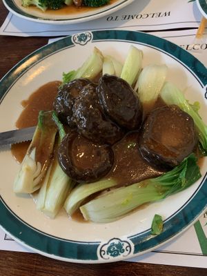 Mushroom dish   at Veggie Heaven in Montclair