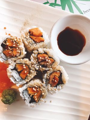 SWEET POTATO ROLL at Veggie Heaven in Montclair