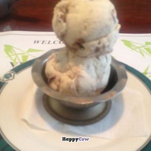 butter pecan ice cream at Veggie Heaven in Montclair
