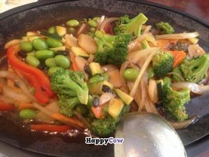 crispy stuffed tofu at Veggie Heaven in Montclair