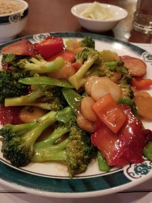 House special veggie chicken at Veggie Heaven in Montclair