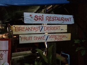 front sign at SRI Restaurant  in Koh Lanta