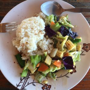 pad-pak jay at SRI Restaurant  in Koh Lanta