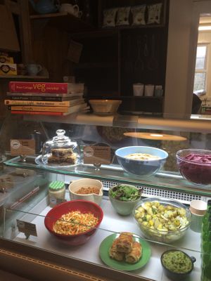 salad bar at Peagreen Kitchen at Peagreen Kitchen in Torquay
