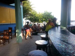 View from inside at Sandbar in San Pedro