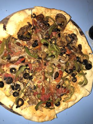 Vegan Pizza  at Sandbar in San Pedro