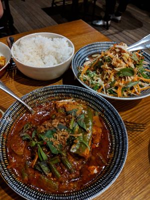 Very sweet and spicy curry at Brunswick Mess Hall in Brunswick
