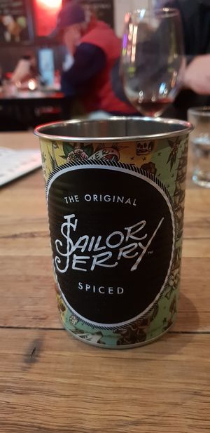 Vegan spiced rum at Brunswick Mess Hall in Brunswick