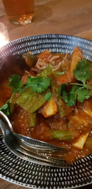 Pumpkin, eggplant curry at Brunswick Mess Hall in Brunswick