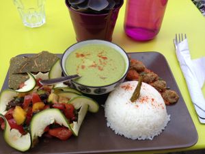 Delicious lunch! at PauseBio in Grenoble