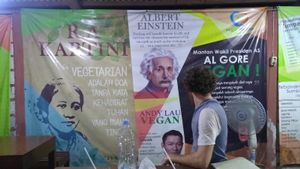 Vegans at Veganissimo in Yogyakarta