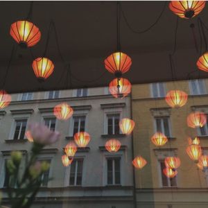 Light inside at Fei Scho in Munich