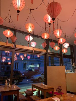 Nice ambiance at night at Fei Scho in Munich