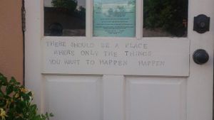 Front entrance at Indulge Cafe in Santa Fe