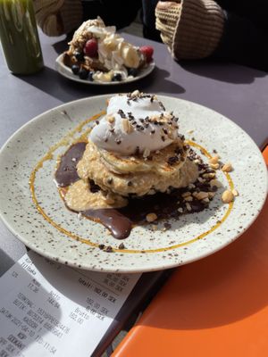 Chocolate pancakes at Mahalo - Hornsgatan in Stockholm