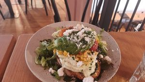 Breakfast in bread at Mahalo - Hornsgatan in Stockholm