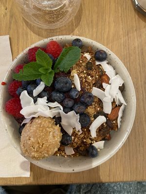 Acai bowl With loco topping - the granola was particularly good this time   at Mahalo - Hornsgatan in Stockholm