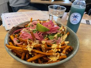 Loaded Fries Before Guys   at Mahalo - Hornsgatan in Stockholm