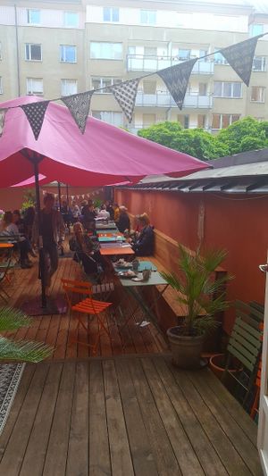 Mahalo Stockholm Outdoor seating at Mahalo - Hornsgatan in Stockholm