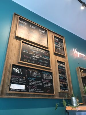 Menu. Most of it is pre made.  at Mahalo - Hornsgatan in Stockholm