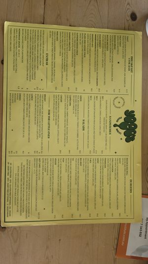 MENU at Yogolicious in Livingstone Shire