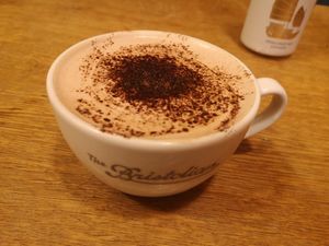 Coconut milk hot chocolate at The Bristolian in Bristol