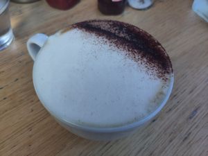 Oat cappuccino at The Bristolian in Bristol