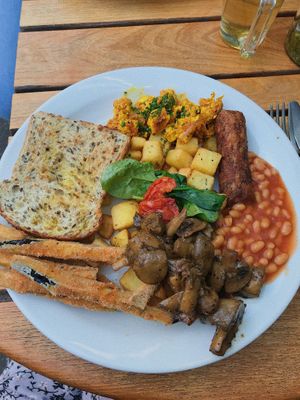 Vegan breakfast at The Bristolian in Bristol