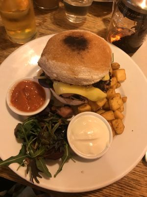Vegan burger 🥰 at The Bristolian in Bristol