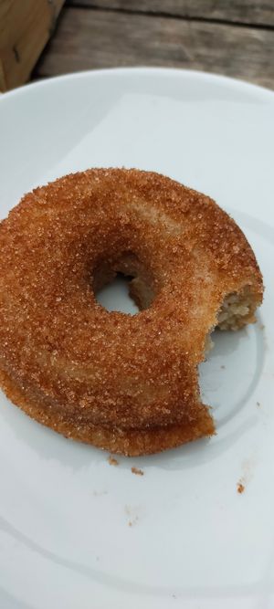 Keto Donut (gfv) at Matter Wholefoods in Bristol