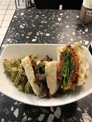 Sandwich vegano Mexicano  at Aether in Tijuana