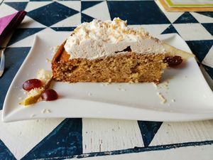 Pear Cake at GustaV in Salzburg