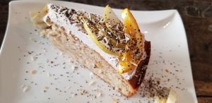 Cake of the day - pear at GustaV in Salzburg