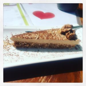 Raw cake at GustaV in Salzburg