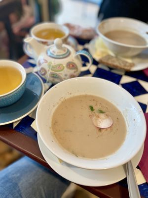 Delicious radish soup   at GustaV in Salzburg