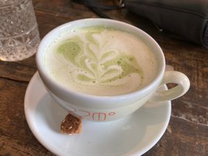Bio Matcha Latte  at GustaV in Salzburg