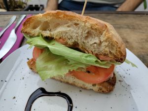Burger at GustaV in Salzburg