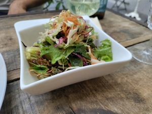 Side salad at GustaV in Salzburg